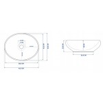 SATUR gold+white Umyvadlo na desku - lesk