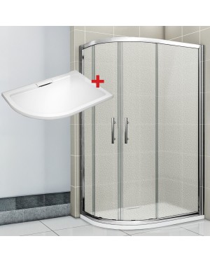 NATALI HARD 100x80 Grape Pravý Sprchový kout asymetrický