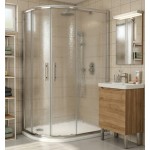 NATALI ROCKY 100x80 Grape Pravý Sprchový kout asymetrický