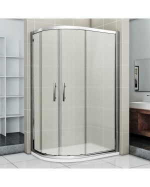 NATALI 100x80 Grape Sprchová zástěna asymetrická