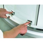 NATALI HARD 120x90 Clear Levý Sprchový kout asymetrický