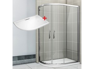 NATALI HARD 120x90 Clear Pravý Sprchový kout asymetrický