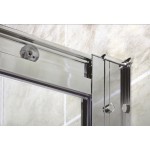 NATALI 120x90 Clear Sprchová zástěna asymetrická