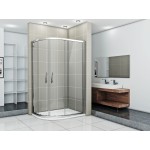 NATALI 120x90 Clear Sprchová zástěna asymetrická