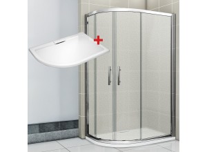 NATALI HARD 120x90 Grape Pravý Sprchový kout asymetrický