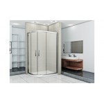 NATALI 120x90 Grape Sprchová zástěna asymetrická