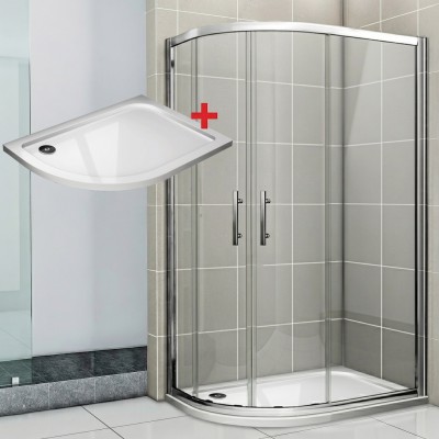 NATALI ROCKY 90x80 Clear Pravý Sprchový kout asymetrický