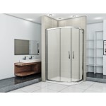 NATALI HARD 90x80 Grape Levý Sprchový kout asymetrický