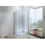 REBA DUE 115x115 Clear Sprchová zástěna čtvercová