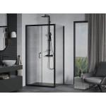ADELA COMBI 105x70 Black Sprchová zástěna obdélníková