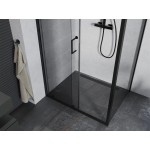 ADELA COMBI 105x70 Black Sprchová zástěna obdélníková