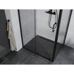ADELA COMBI 105x70 Black Sprchová zástěna obdélníková