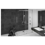 NOX COMBI 140x80 Levá Luxusní Sprchová zástěna