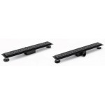 G-900 BLACK Sprchový odtokový podlahový žlab