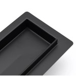 G-900 BLACK Sprchový odtokový podlahový žlab