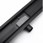 G-900 BLACK Sprchový odtokový podlahový žlab