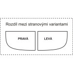 BIANCA 100x80 levá Feel Sprchový box