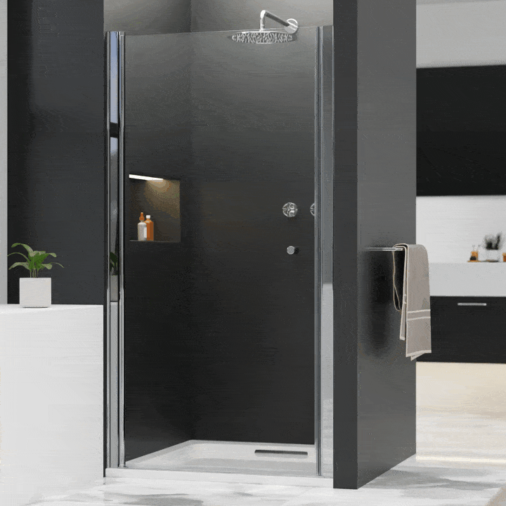 ALFA 80 Čiré Sprchové dveře do niky