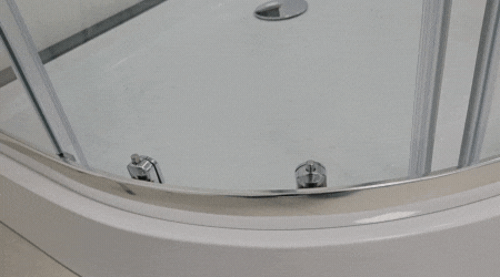 POINT Q 90x90 Grape Čtvercová sprchová zástěna