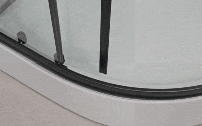 POINT BLACK 100x90 Grape Obdélníková sprchová zástěna