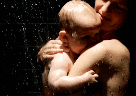 WEST Black Sprchový set s termostatickou baterií - hranatý, černý