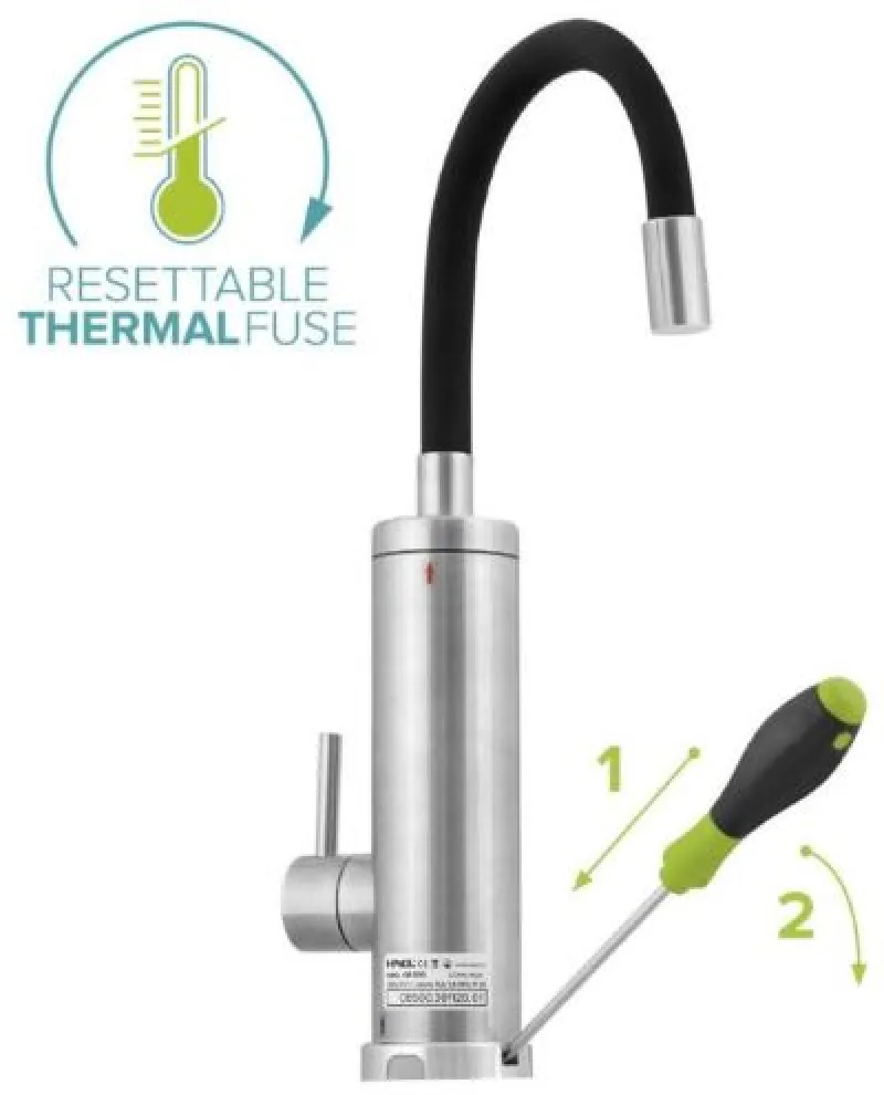 OB 500 Elektrická přímoohřevná vodovodní baterie