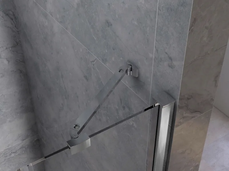 HANY COMBI 80x80 Grape Sprchová zástěna čtvercová