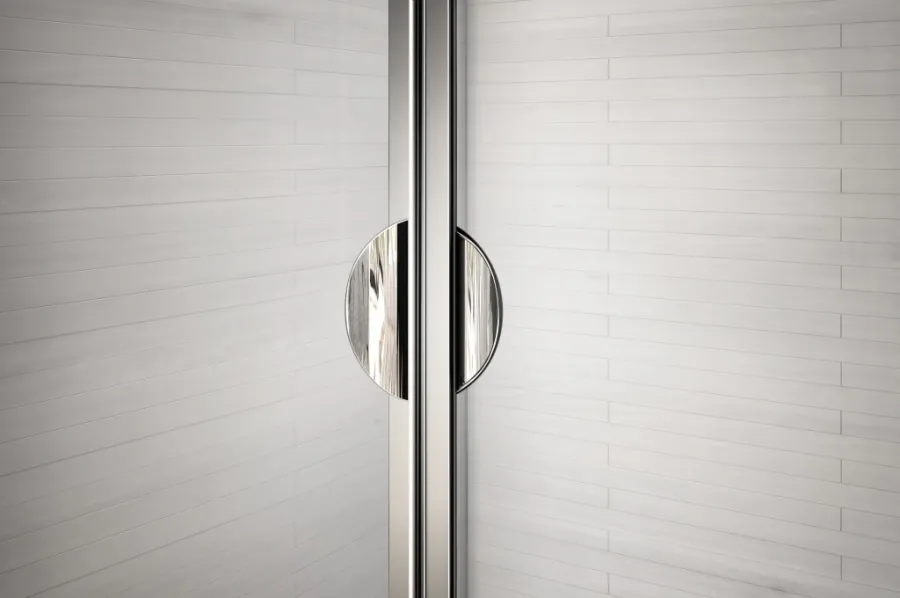 WRITE 80 Clear Zalamovací sprchové dveře