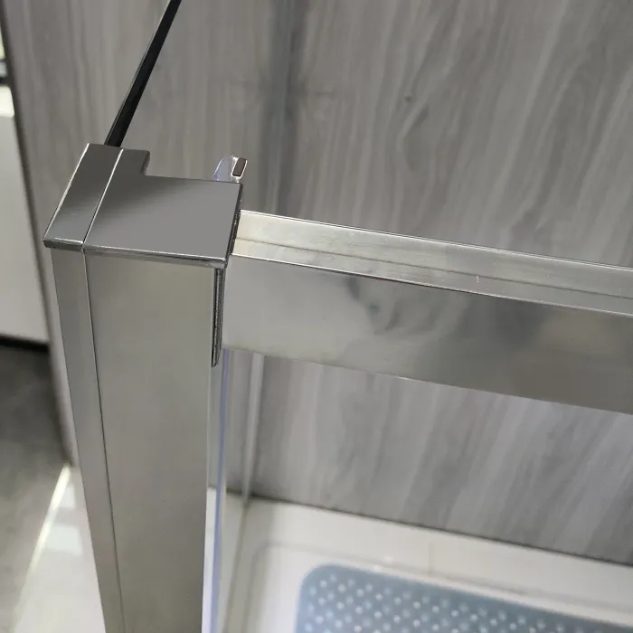 AFTER ROCKY 110x80 Clear Sprchový kout s mramorovou vaničkou