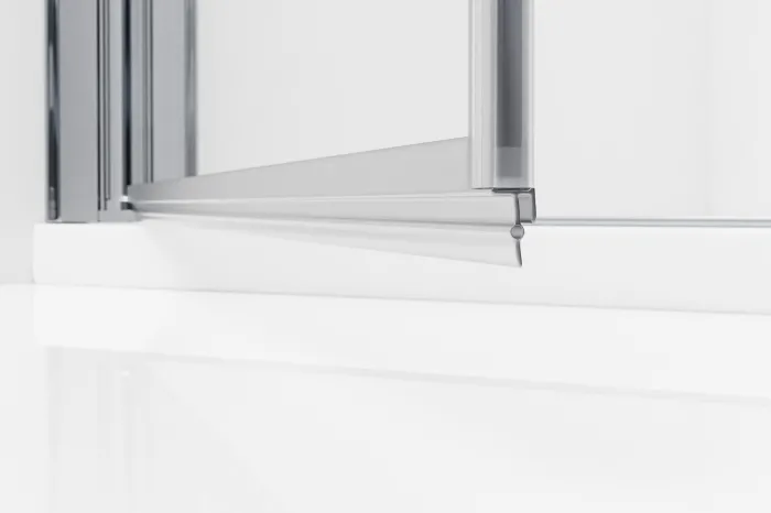 Sprchová zástěna 150x90, obdélníková, grape, černá (105+50/90) - ALFA LINE COMBI