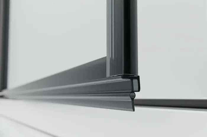 BETA COMBI Black 90x90 Clear Čtvercový sprchový kout bez vaničky