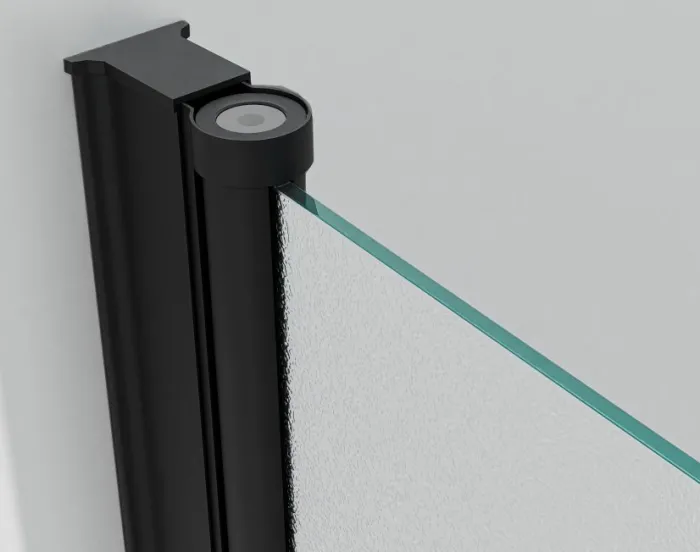 ALFA Black 75 Grape Sprchové dveře do niky jednokřídlé černé