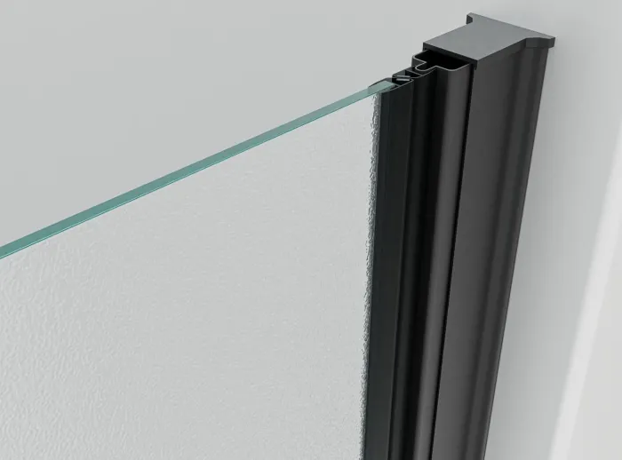 ALFA Black 75 Grape Sprchové dveře do niky jednokřídlé černé