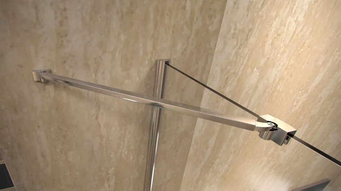 Alfa 90 Grape Pevná sprchová zástěna - walk-in