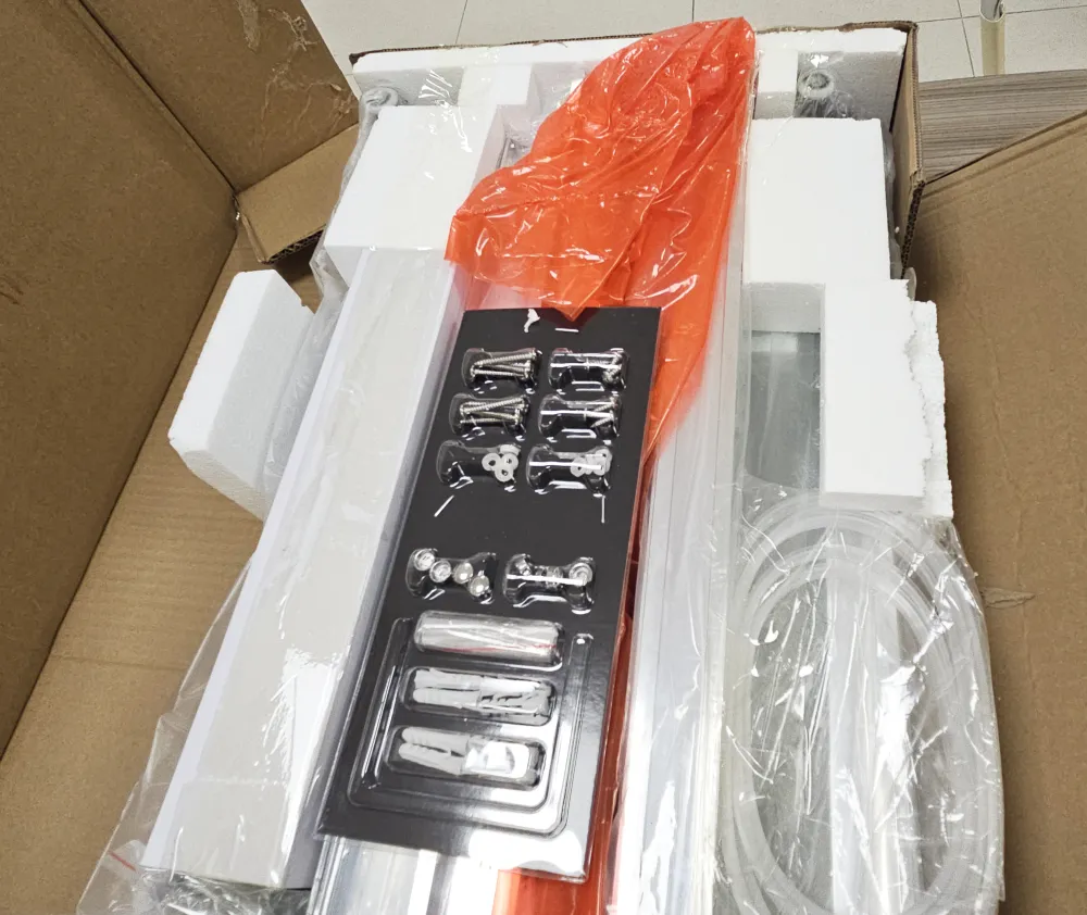 AFTER 130 Clear Třídílné posuvné sprchové dveře