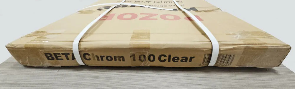 BETA Chrom 135 Grape Sprchové dveře do niky dvoukřídlé