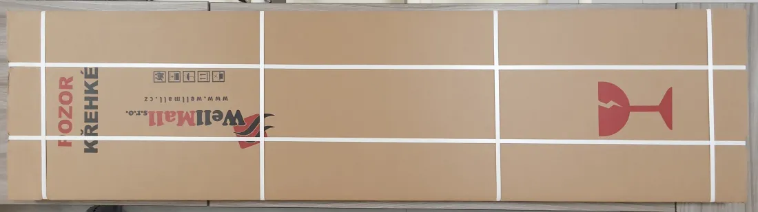 ERSA 120 Čiré Pevná sprchová zástěna walk-in