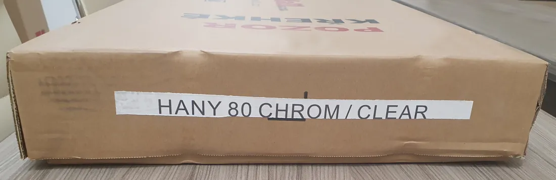 HANY 88-92 Čiré Sprchové dveře otevírací dvoukřídlé