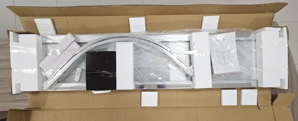 NATALI HARD 90x80 Clear Levý Sprchový kout asymetrický