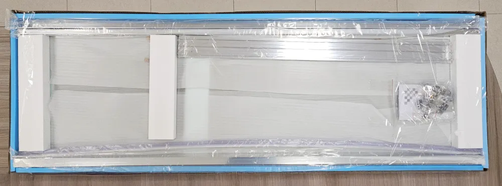 NICOL Black 115 čiré Sprchové posuvné dveře do niky černé