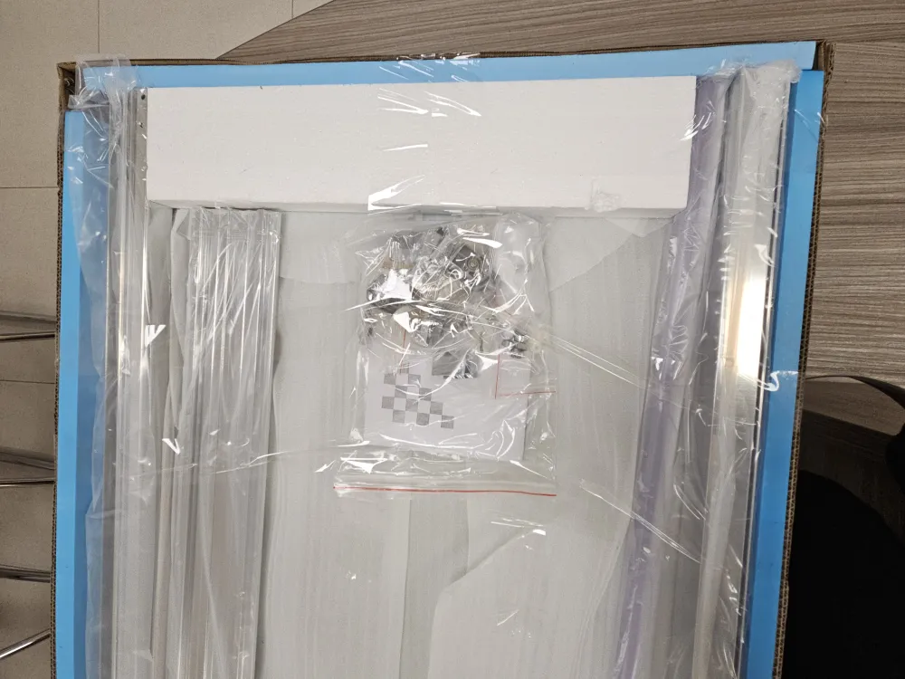 NICOL Black 115 čiré Sprchové posuvné dveře do niky černé