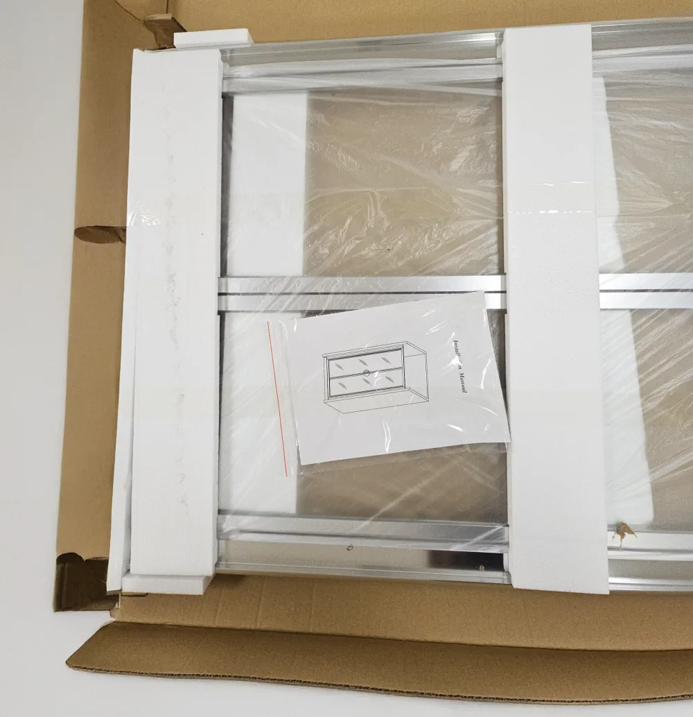 WRITE 80 Clear Zalamovací sprchové dveře