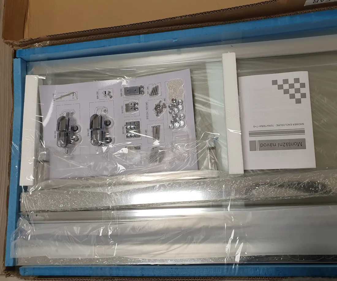 TERA 125-130 Čiré Sprchové dveře posuvné