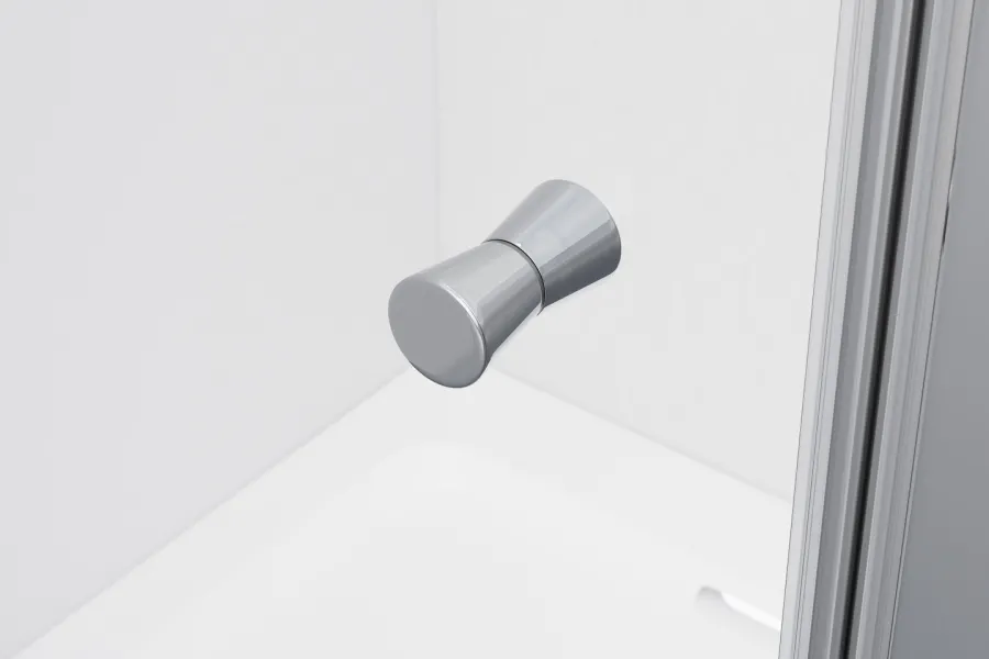 BETA Chrom 75 Čiré Sprchové dveře do niky dvoukřídlé