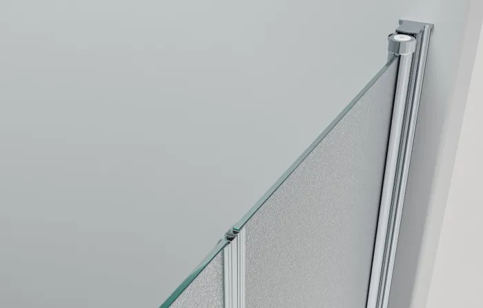 BETA Chrom 135 Grape Sprchové dveře do niky dvoukřídlé