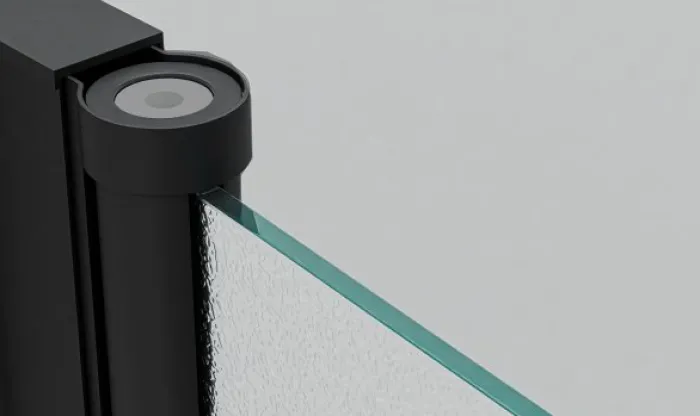 BETA COMBI II Black 90x110x90 Grape Sprchový kout nástěnný