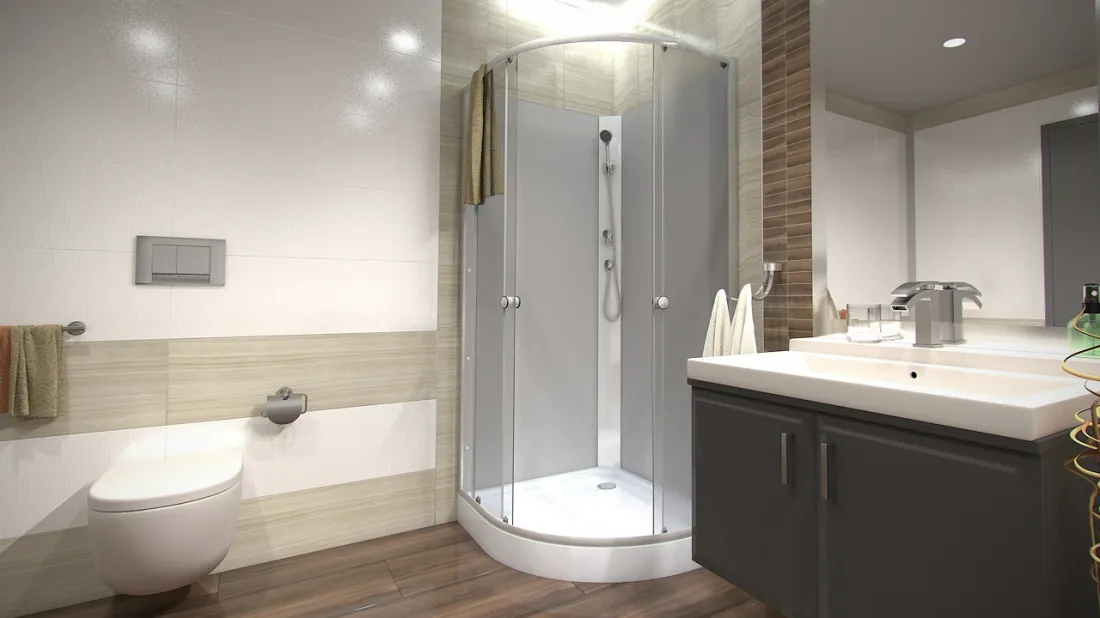 BIANCA 100x80 levá Feel Sprchový box