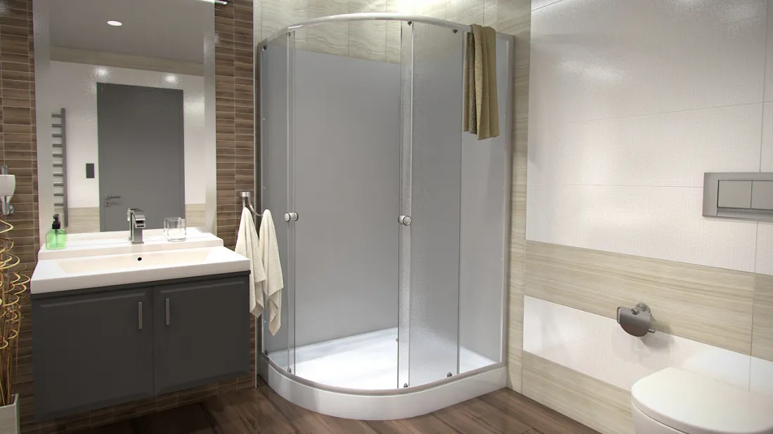 BIANCA 120x80 pravá Sprchový box