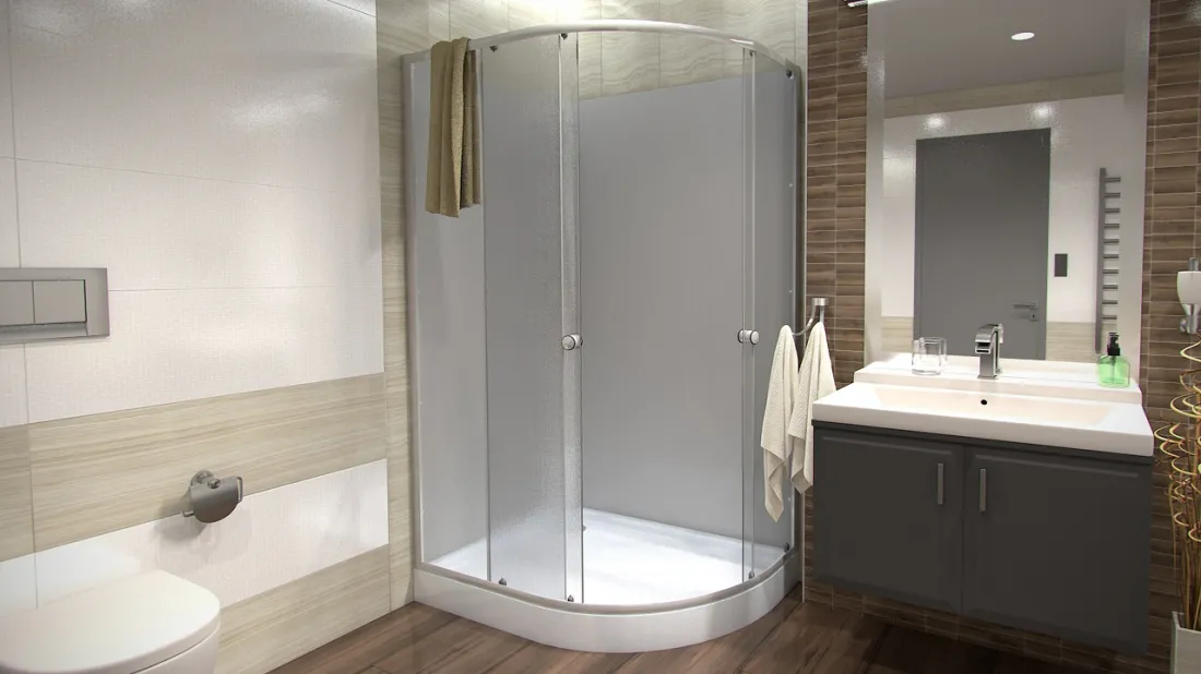 BIANCA 120x80 levá Sprchový box