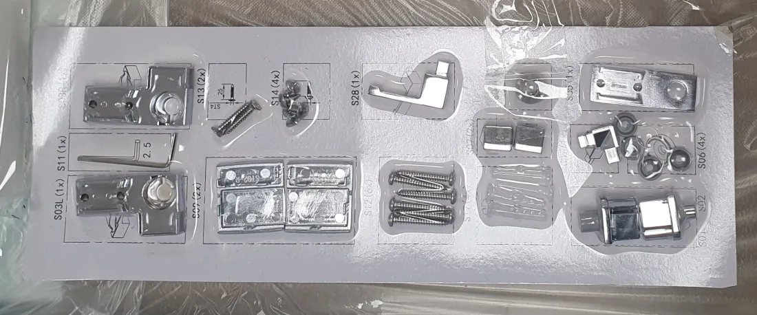 AVER COMBI 85x80 Grape Sprchový kout obdélníkový